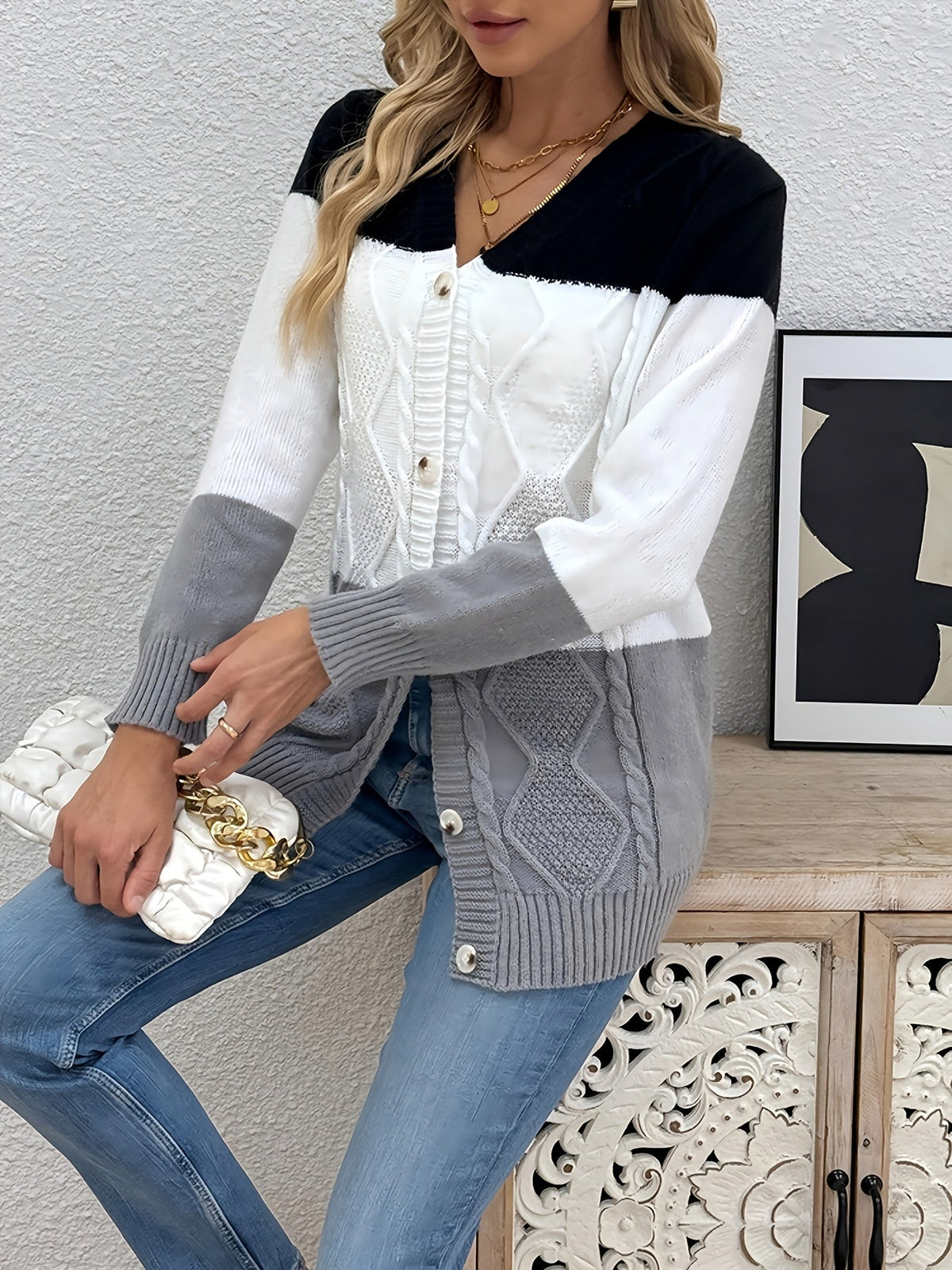 CÉLIANE | GILET PATCHWORK POUR FEMMES
