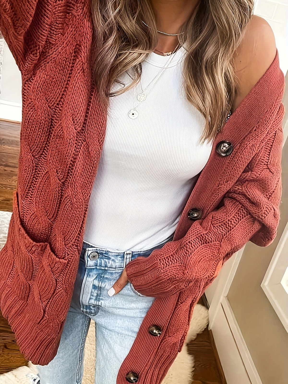 CÉLIANE | GILET EN TRICOT CHIC POUR FEMMES