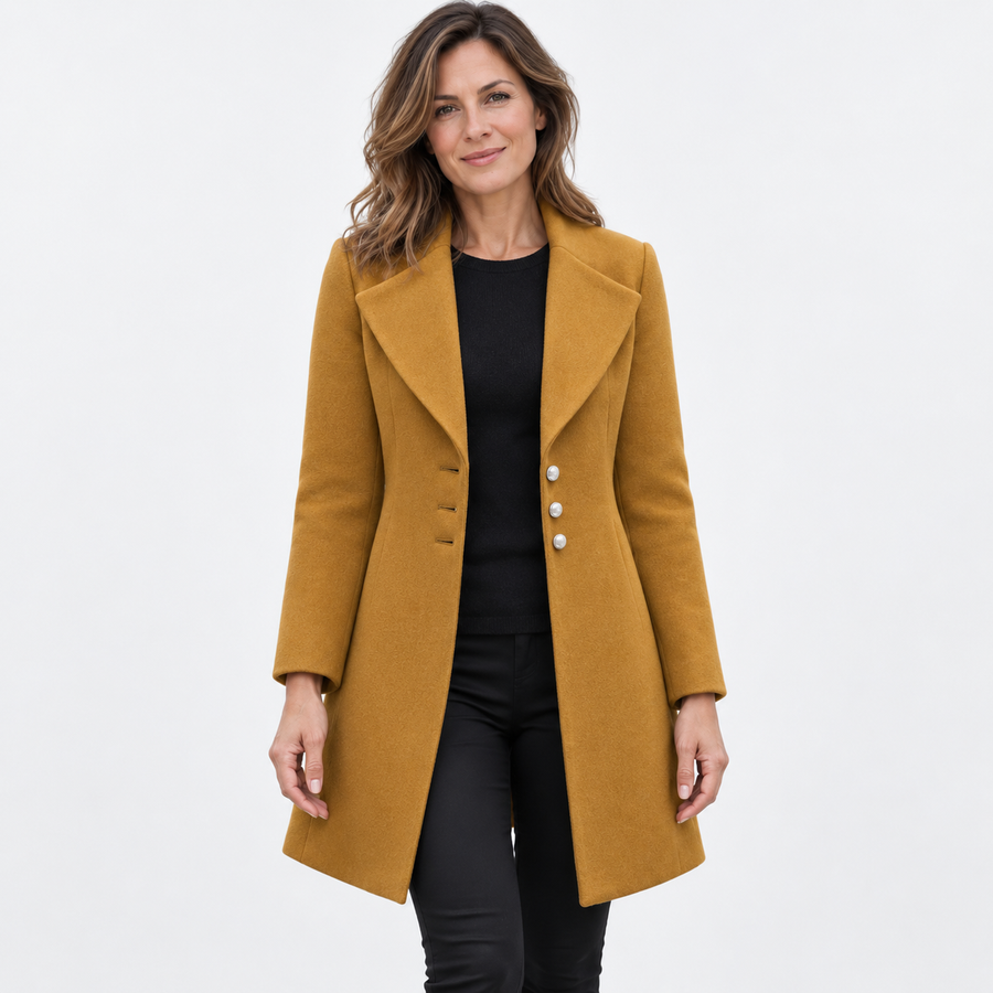 CÉLIANE | MANTEAU MÉLANGE DE LAINE POUR FEMMES