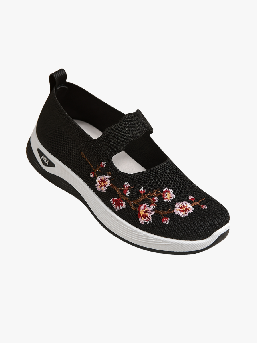 CÉLIANE | BASKETS FLORALE EMBROIDÉES POUR FEMMES