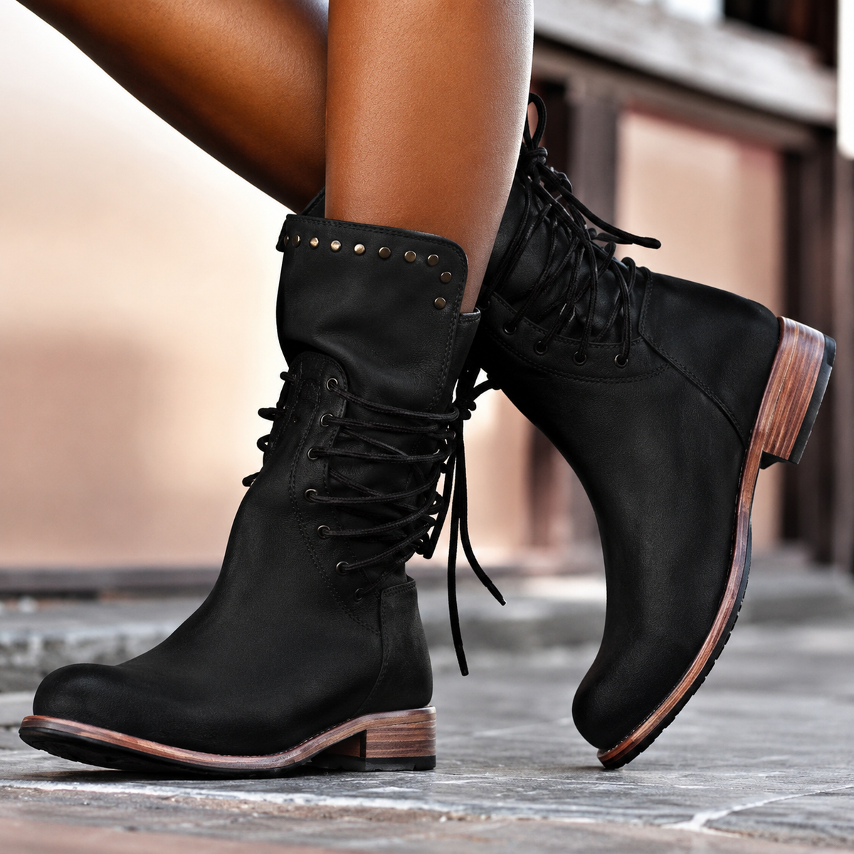CÉLIANE | BOTTES RÉTRO EN POLAIRE POUR FEMMES