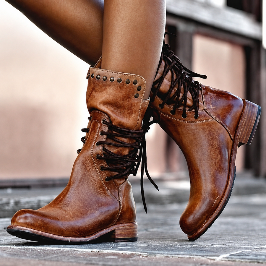 CÉLIANE | BOTTES RÉTRO EN POLAIRE POUR FEMMES