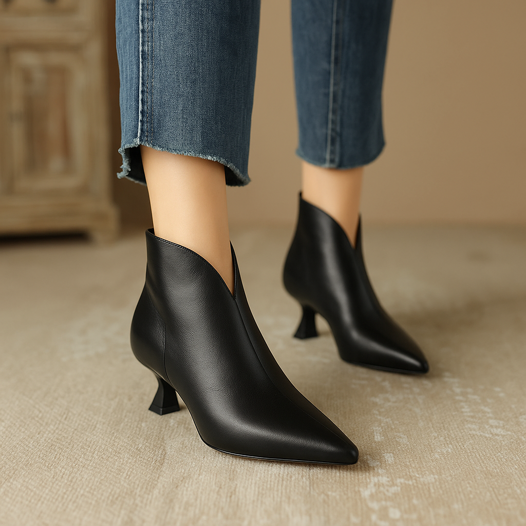 CÉLIANE | BOTTINES À TALON POINTU POUR FEMMES