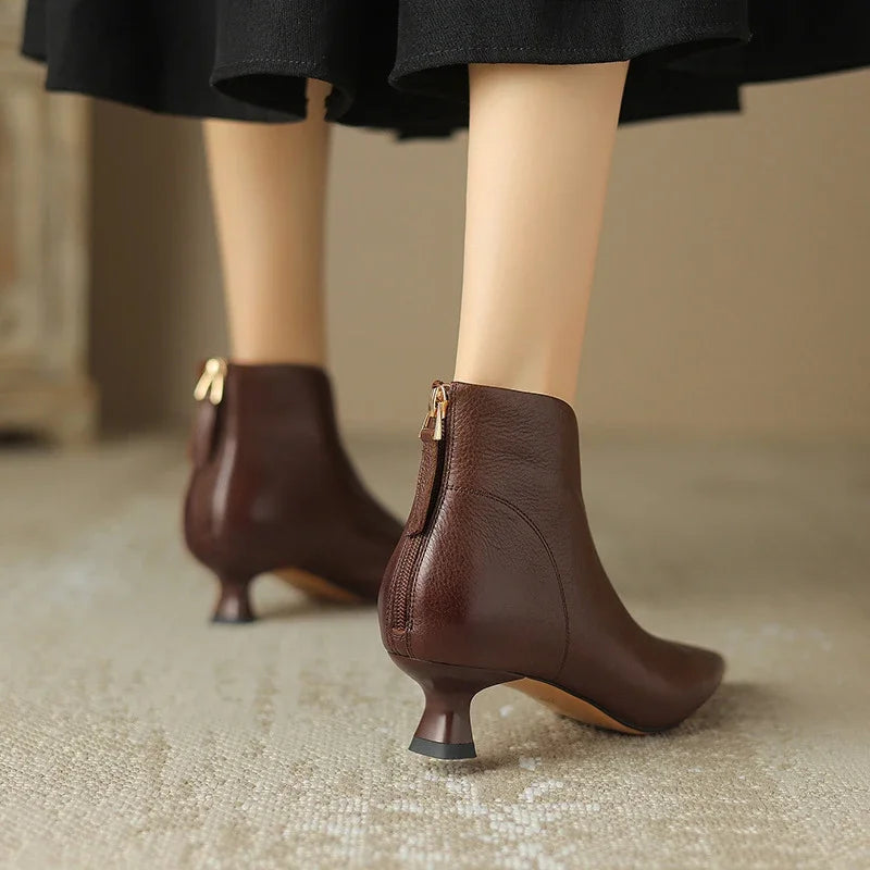 CÉLIANE | BOTTINES À TALON POINTU POUR FEMMES