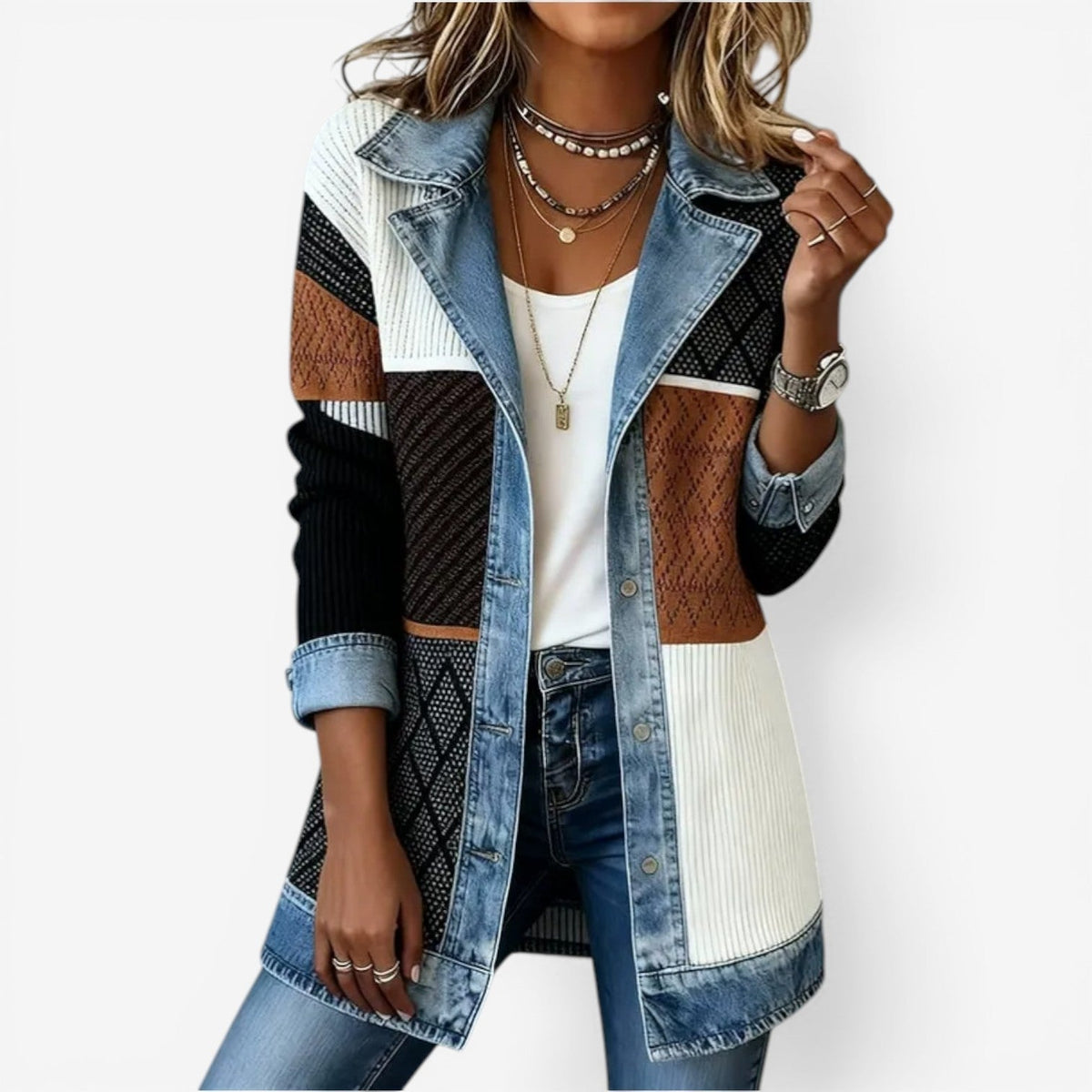 CÉLIANE | VESTE EN DENIM POUR FEMMES