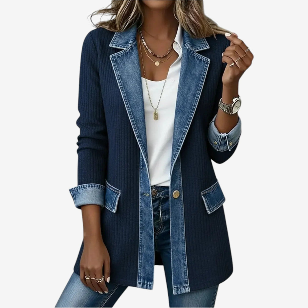 CÉLIANE | VESTE EN DENIM POUR FEMMES