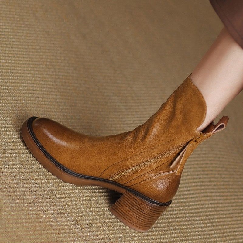 CÉLIANE | BOTTINES À TALON BLOQUÉ POUR FEMMES