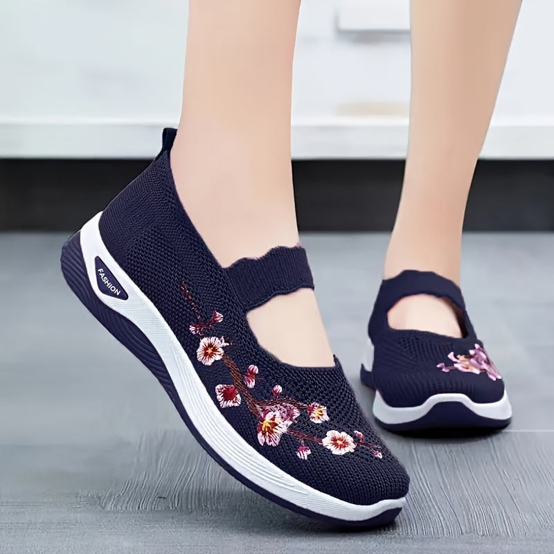 CÉLIANE | BASKETS FLORALE EMBROIDÉES POUR FEMMES