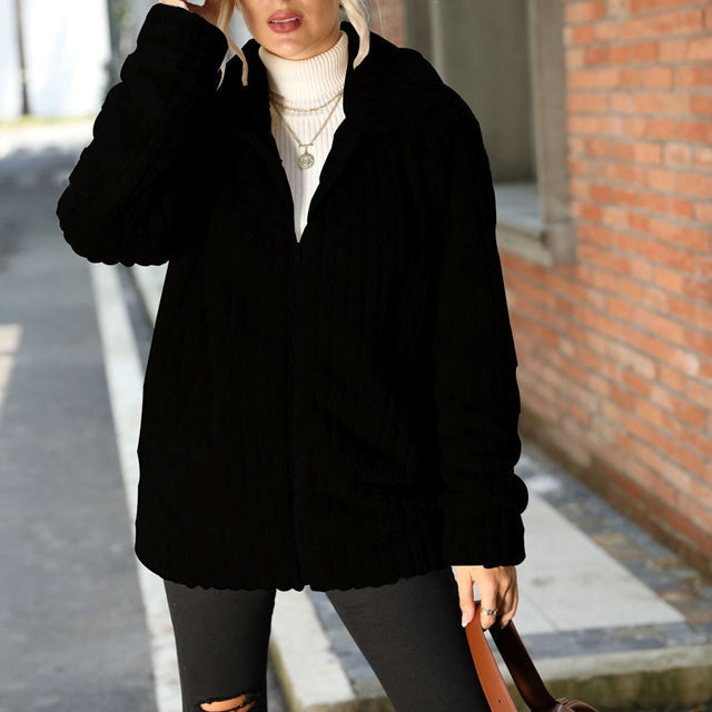 CÉLIANE | MANTEAU EN PELUCHE POUR FEMMES