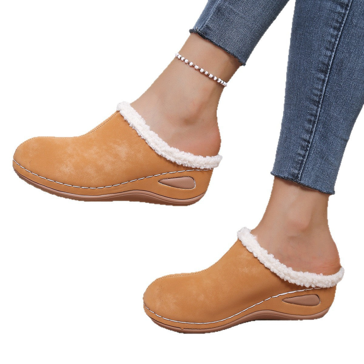CÉLIANE | SANDALES FOURRÉES POUR FEMMES