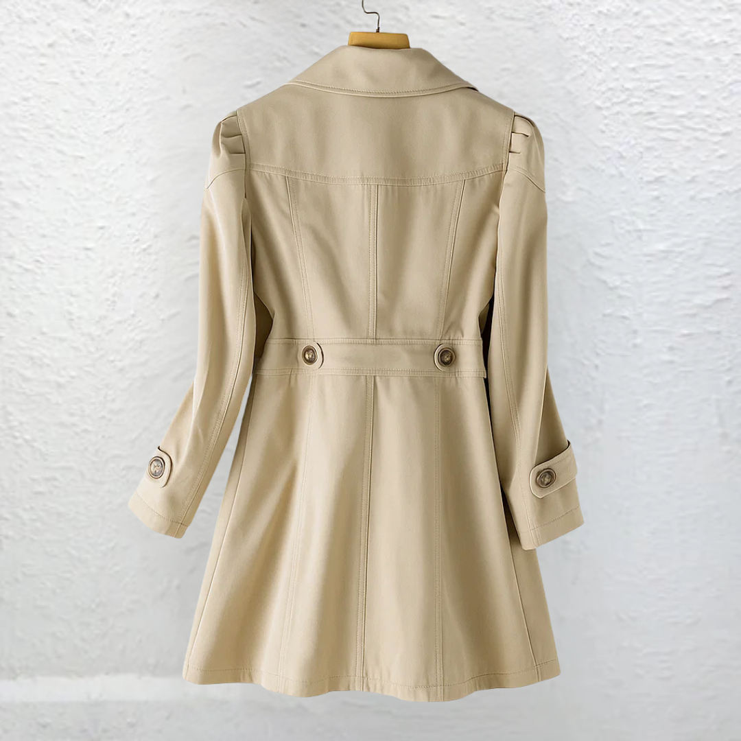CÉLIANE | MANTEAU LONG ANCIENNE ÉLÉGANT POUR FEMMES
