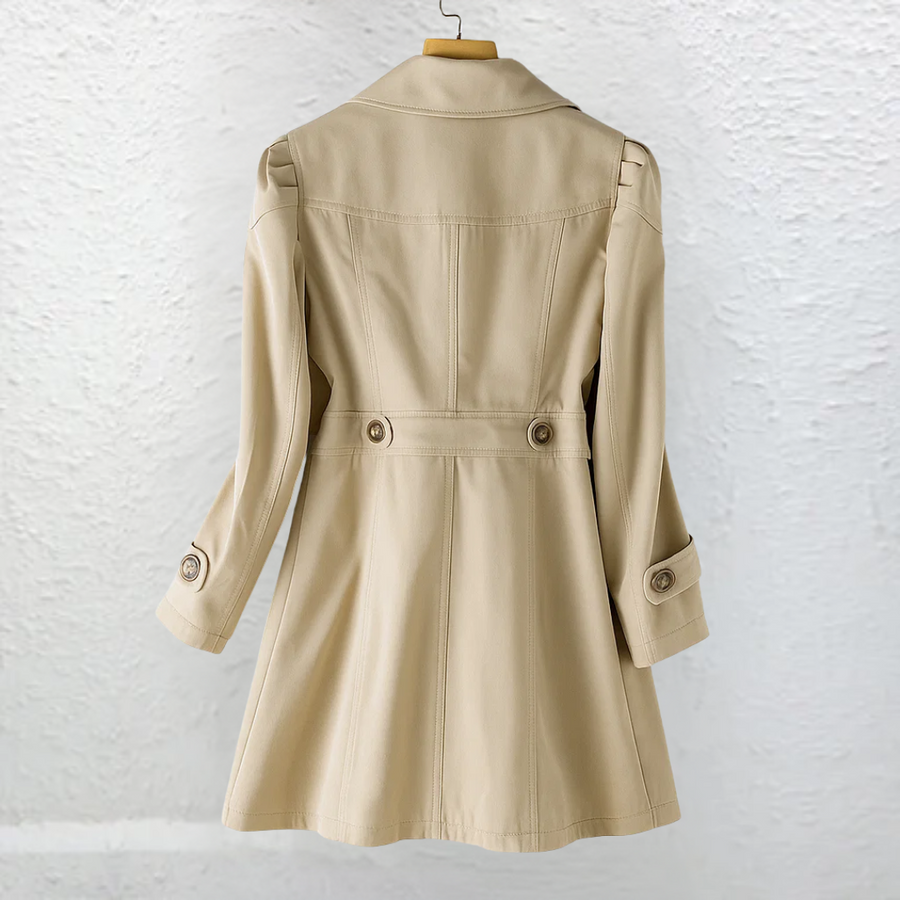 CÉLIANE | MANTEAU LONG ANCIENNE ÉLÉGANT POUR FEMMES