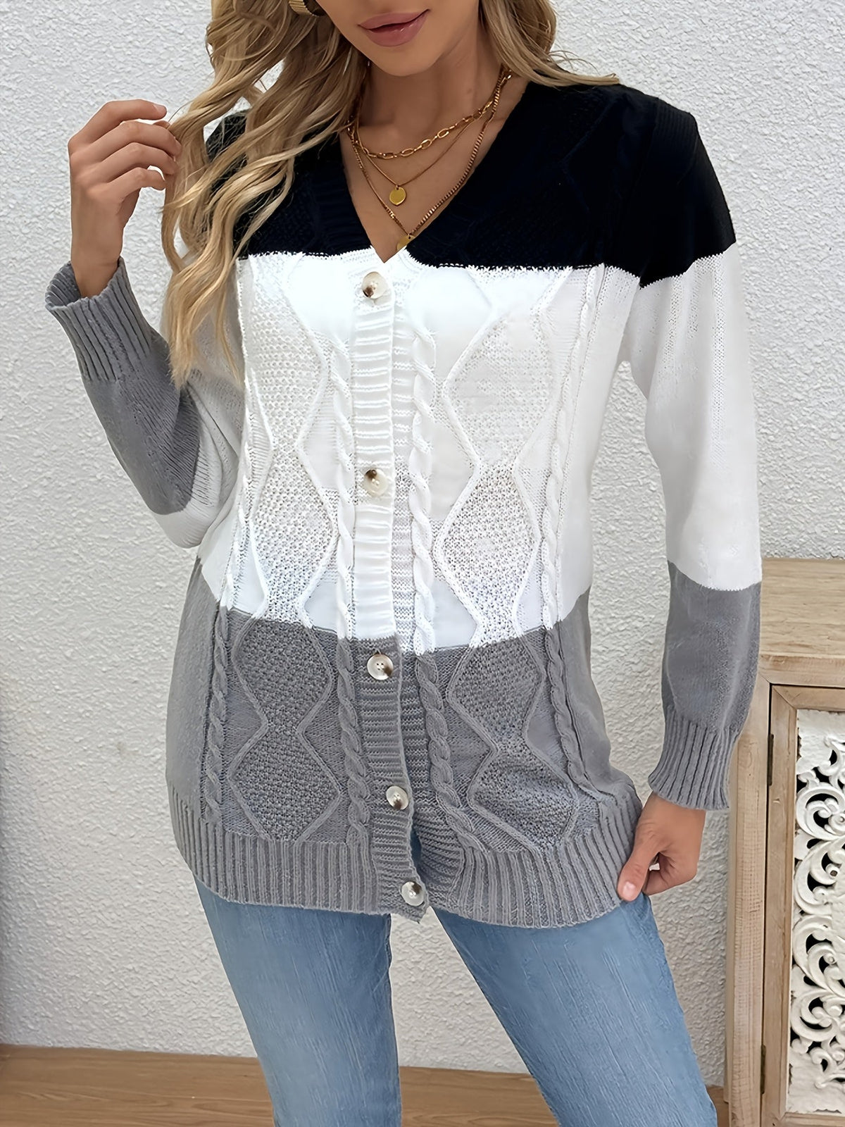CÉLIANE | GILET PATCHWORK POUR FEMMES