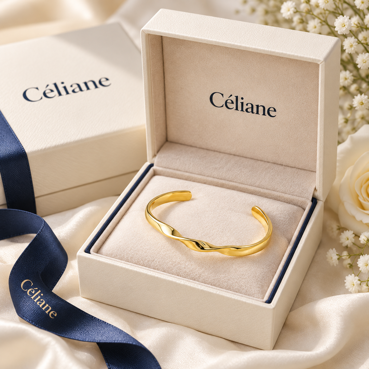 Adalyne | Bracelet doré à l'or fin