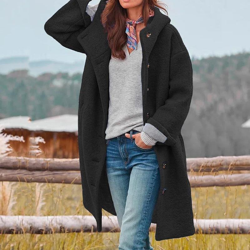 CÉLIANE | MANTEAU À CAPUCHE POUR FEMMES