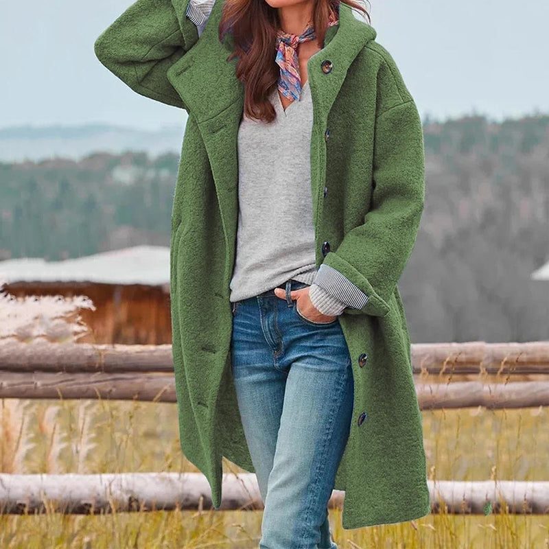 CÉLIANE | MANTEAU À CAPUCHE POUR FEMMES