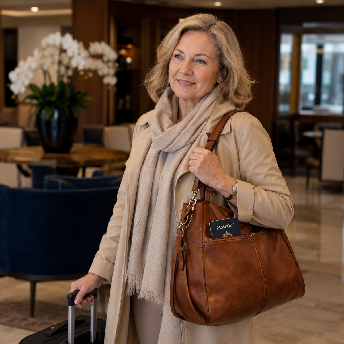 Agathe - Sac Chic Antivol + Pochette Offerte